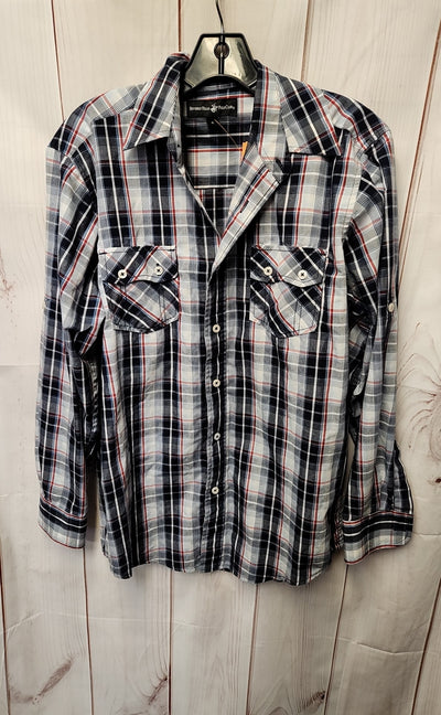 Beverly Hills Polo Club Men's Size S Navy Shirt