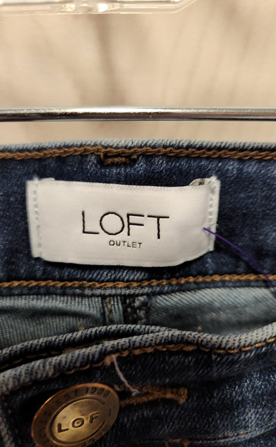 Loft Women's Size 29 (7-8) Blue Jeans High Rise Straight