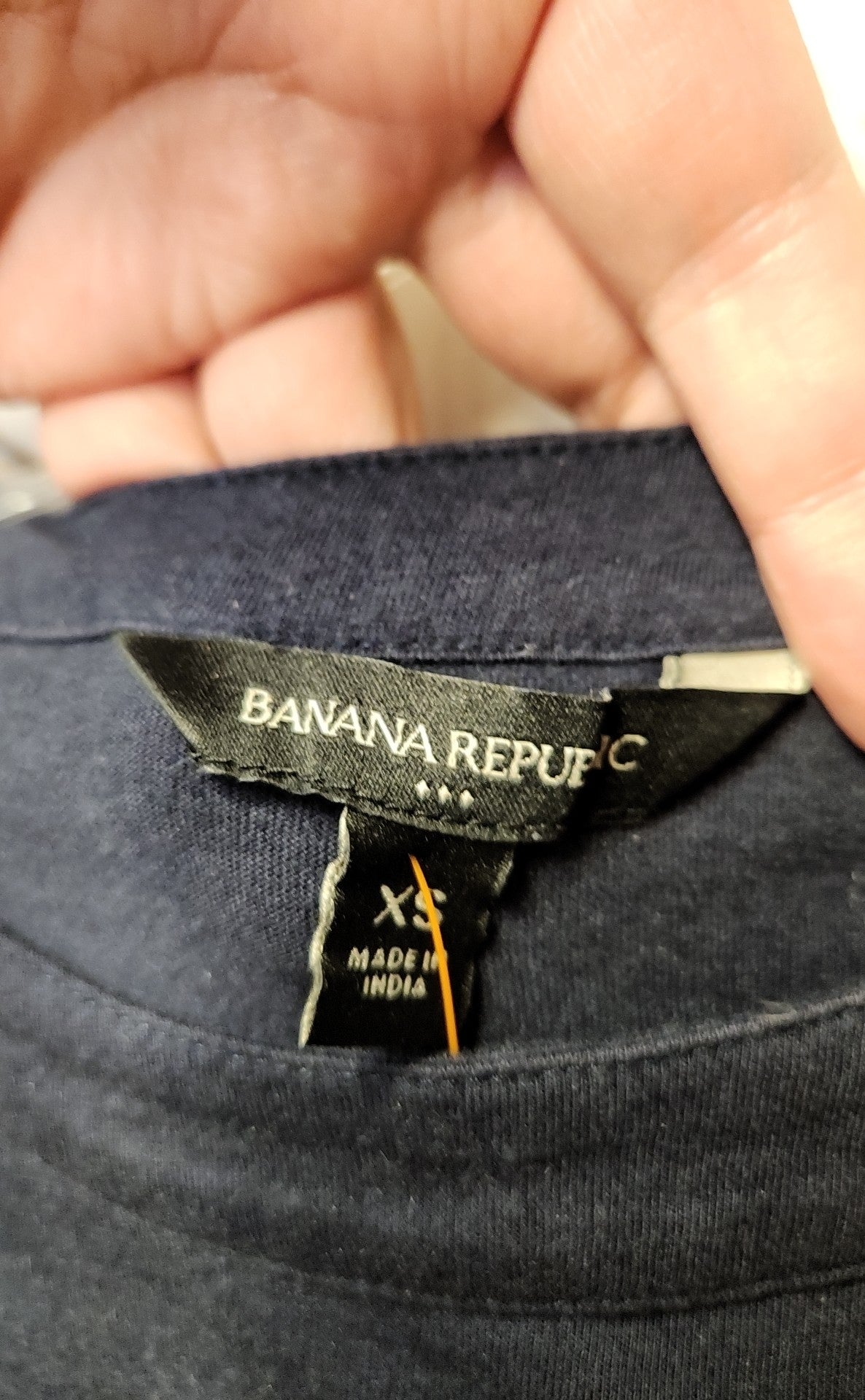 Banana Republic Women's Size XS Navy Short Sleeve Top