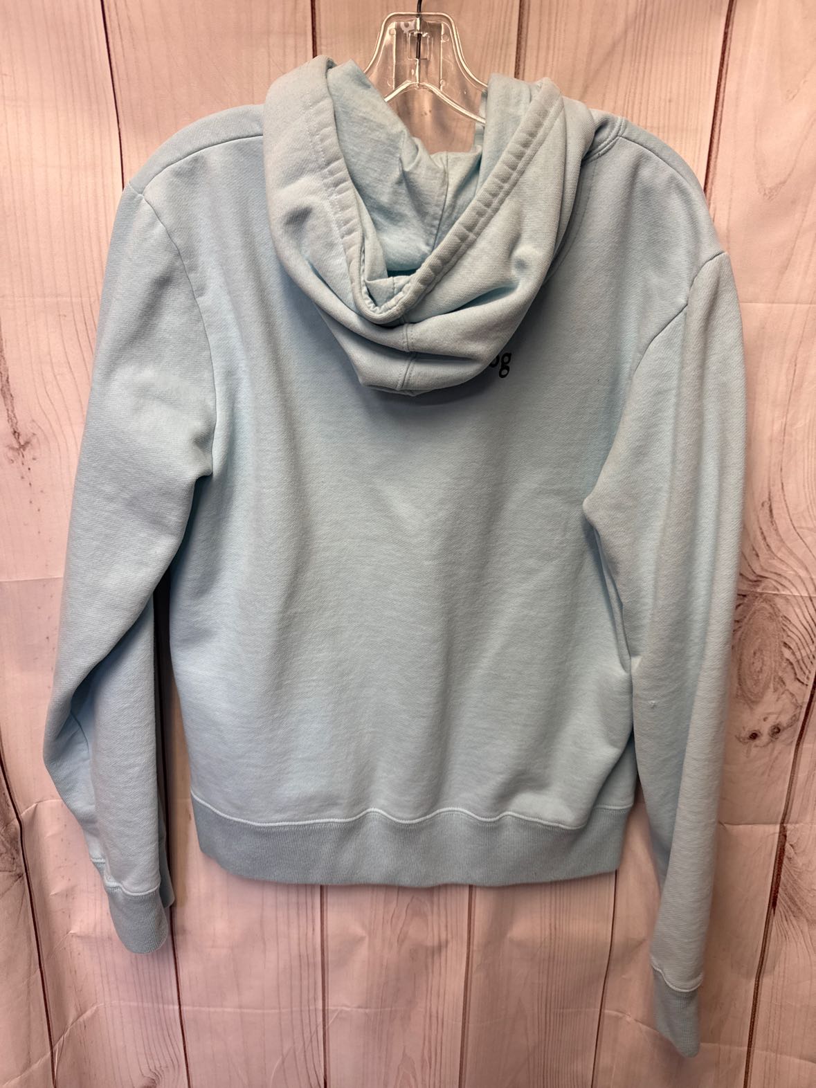 The Black Dog Women's Size L Light Blue Hoodie