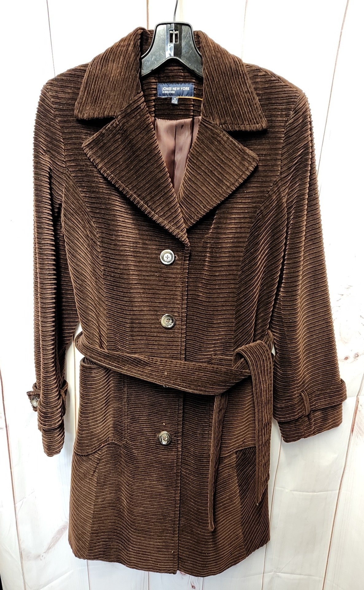Jones New York Women's Size M Brown Coat