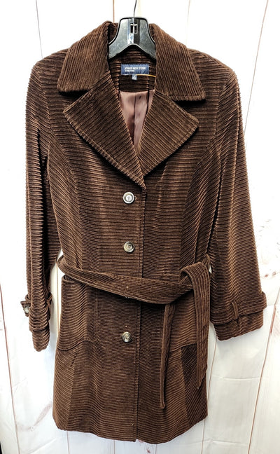 Jones New York Women's Size M Brown Coat
