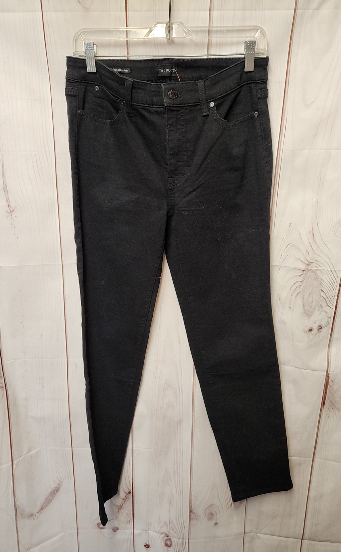 Talbots Women's Size 28 (5-6) Black Jeans Slim Ankle