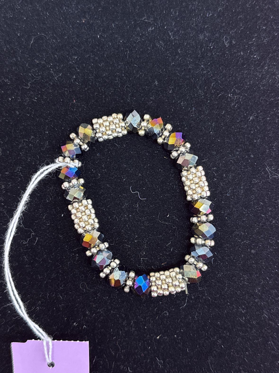 Silver Beaded Bracelet