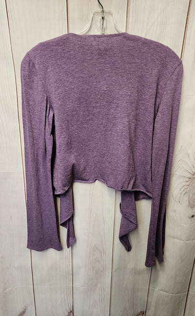 Moda International Women's Size S Purple Cardigan