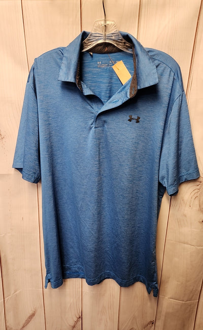 Under Armour Men's Size XL Blue Shirt