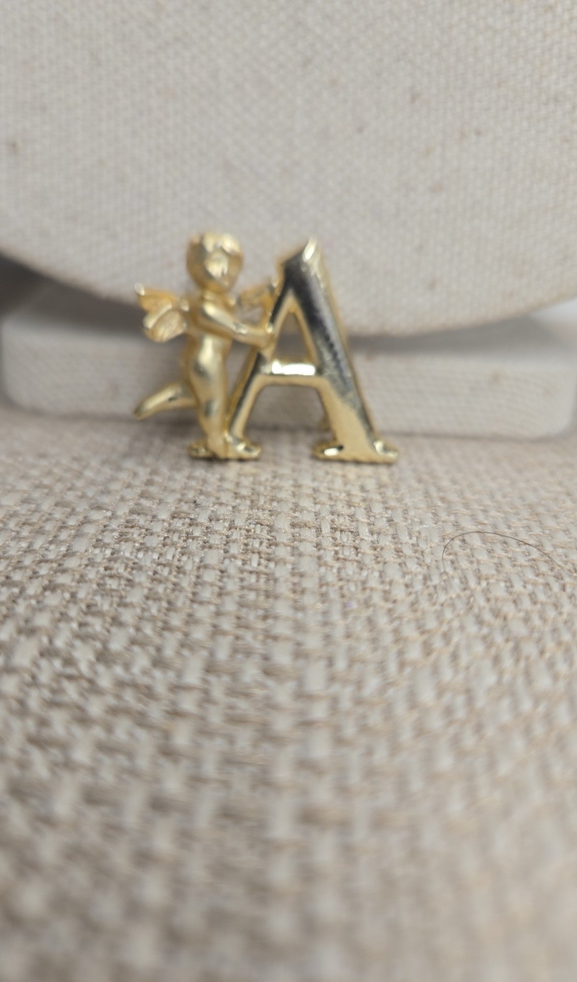 L Razza Gold A Brooch Pin