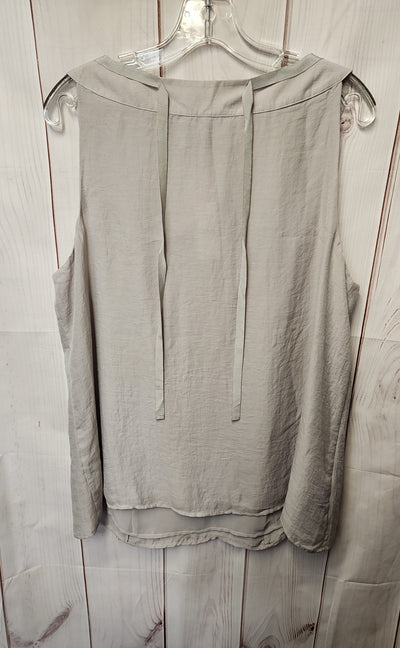 NWT Loft Women's Size XXL Gray Sleeveless Top
