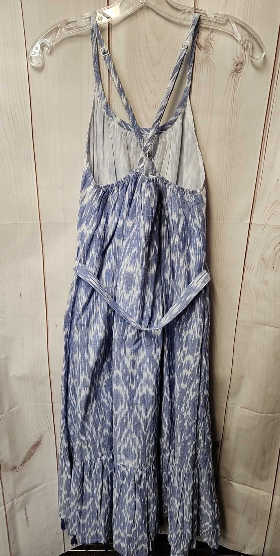 Mer St. Barth Women's Size S Blue Ikat Chantal  Sundress