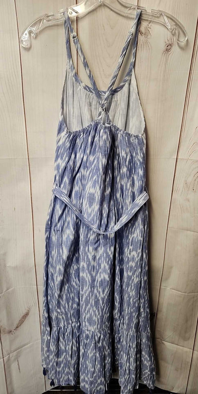 Mer St. Barth Women's Size S Blue Ikat Chantal  Sundress