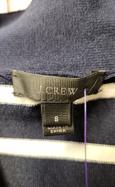 J Crew Women's Size S Navy Short Sleeve Top