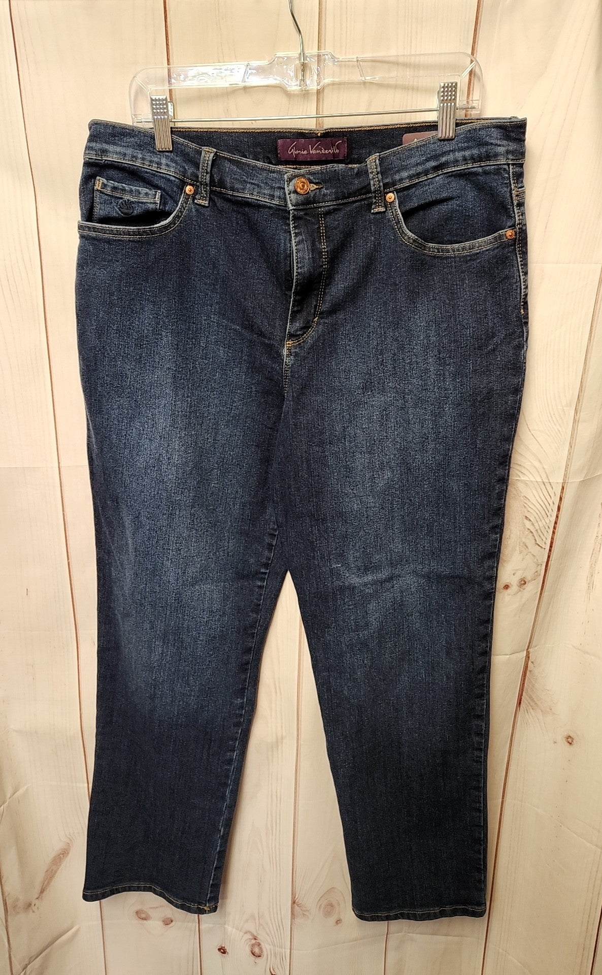 Gloria Vanderbilt Women's Size 33 (15-16) Blue Jeans