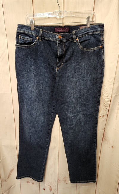 Gloria Vanderbilt Women's Size 33 (15-16) Blue Jeans
