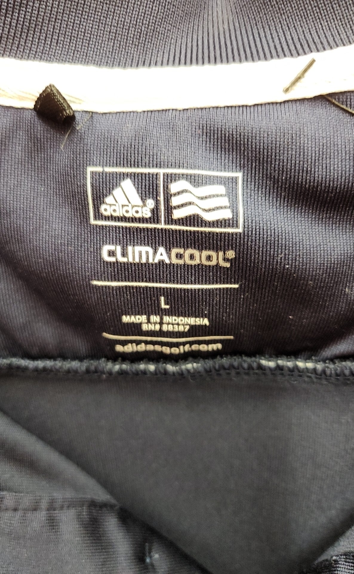 Adidas Men's Size L Navy Shirt Climacool polo