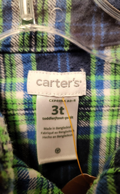 Carters Boy's Size 3 Blue Shirt