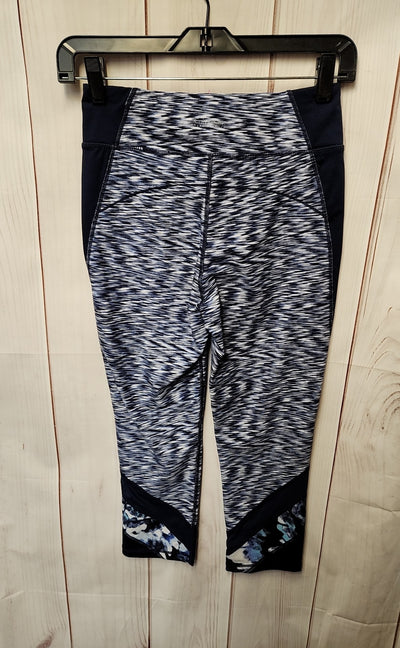Calvin Klein Women's Size S Blue Active Capris