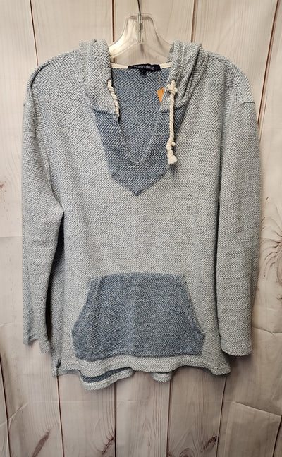 Ocean Drive Women's Size L Blue Sweatshirt