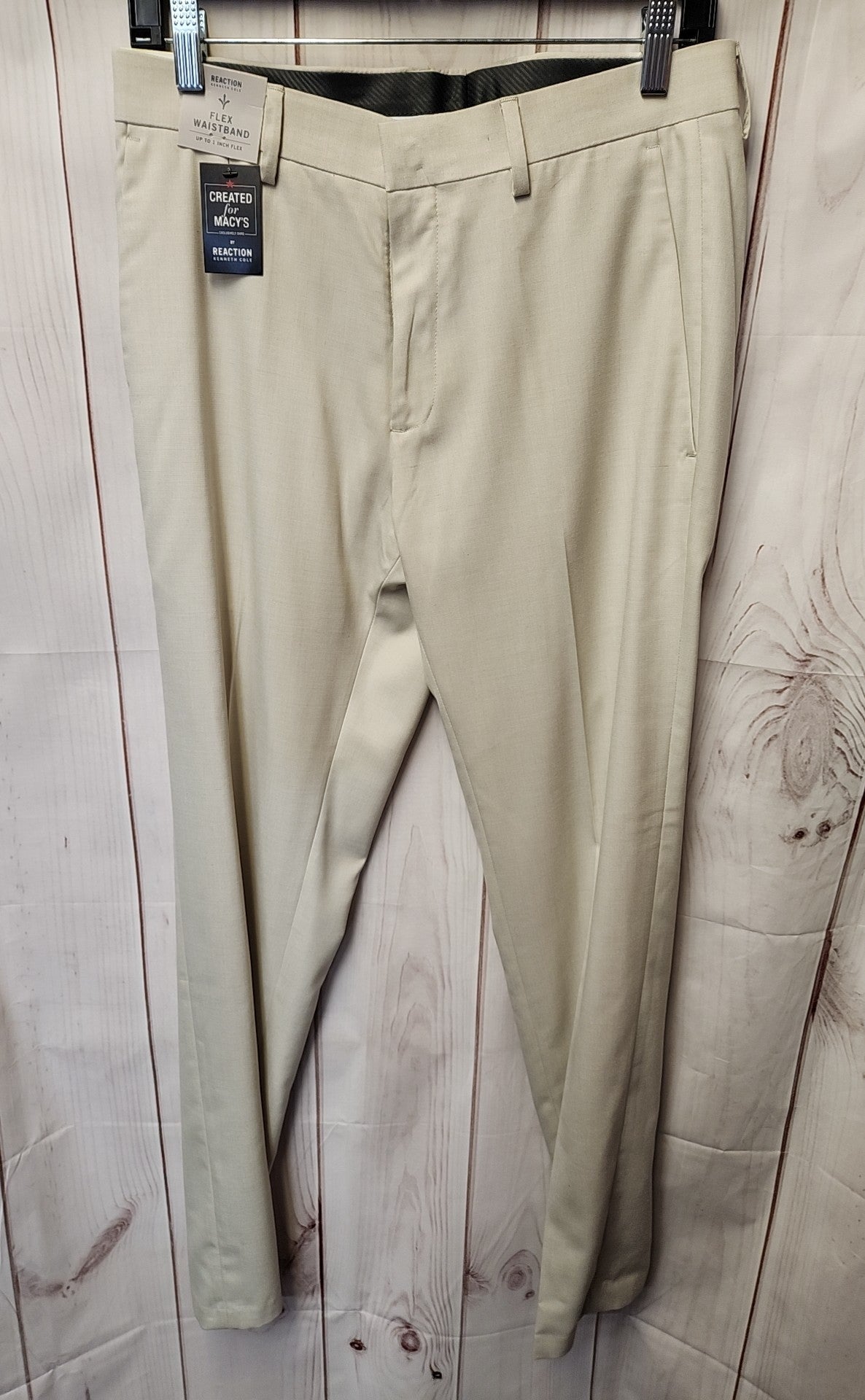 NWT Reaction Kenneth Cole Men's Size 30x32 Beige Pants