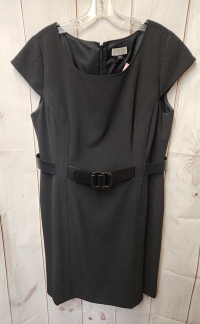 Tahari Women's Size 14 Petite Black Dress