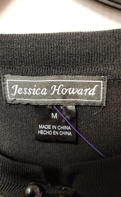 Jessica Howard Women's Size M Black Cardigan