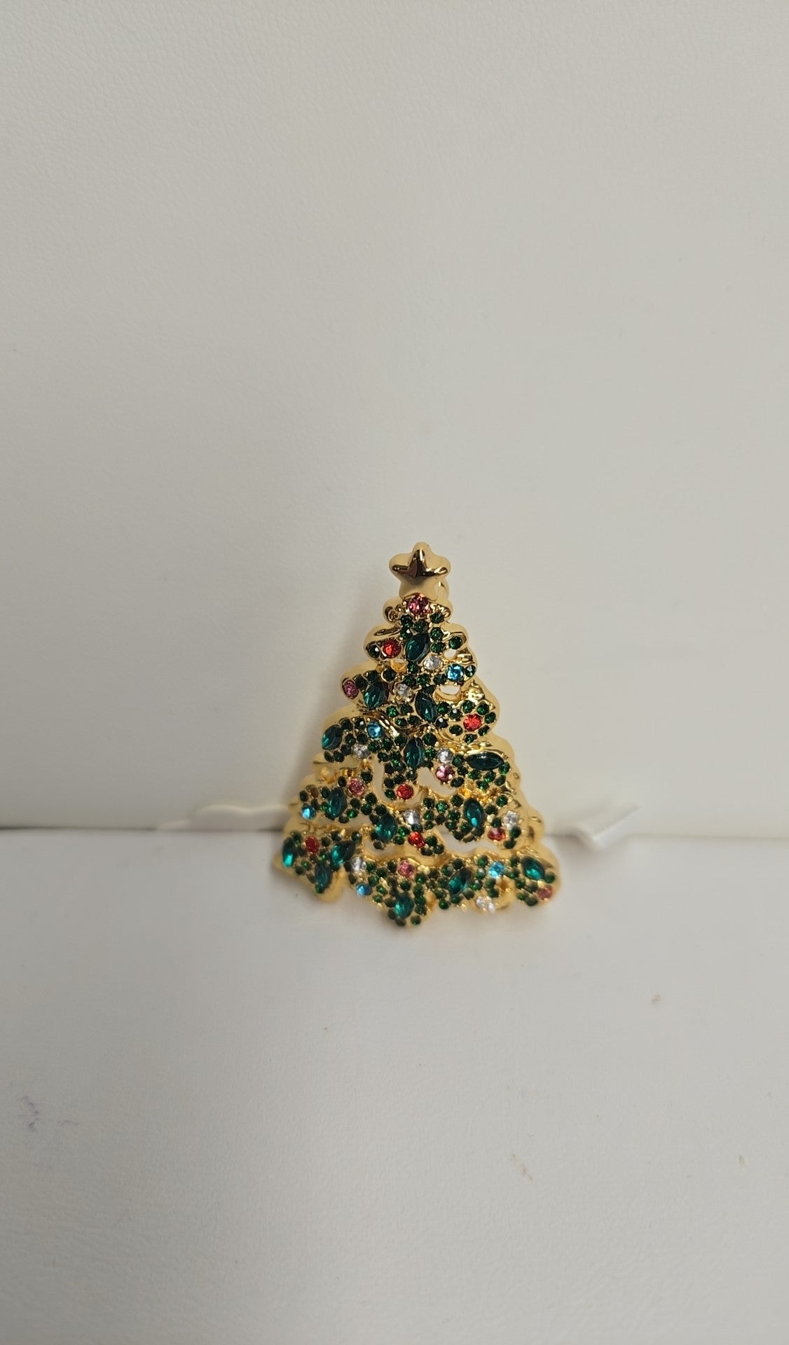 Christmas Tree Brooch Pin