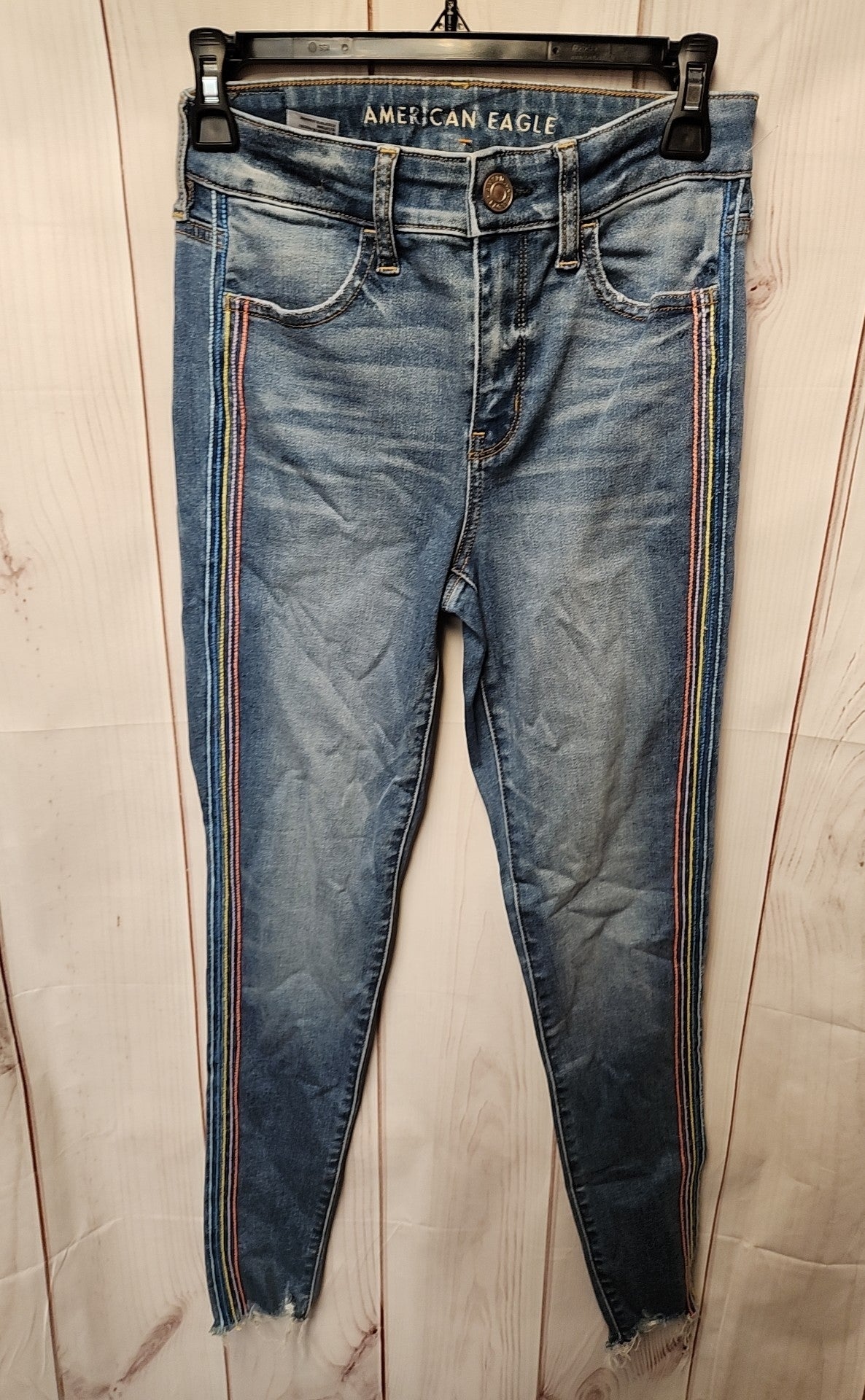 American Eagle Women's Size 27 (3-4) Blue Jeans High Rise Jegging