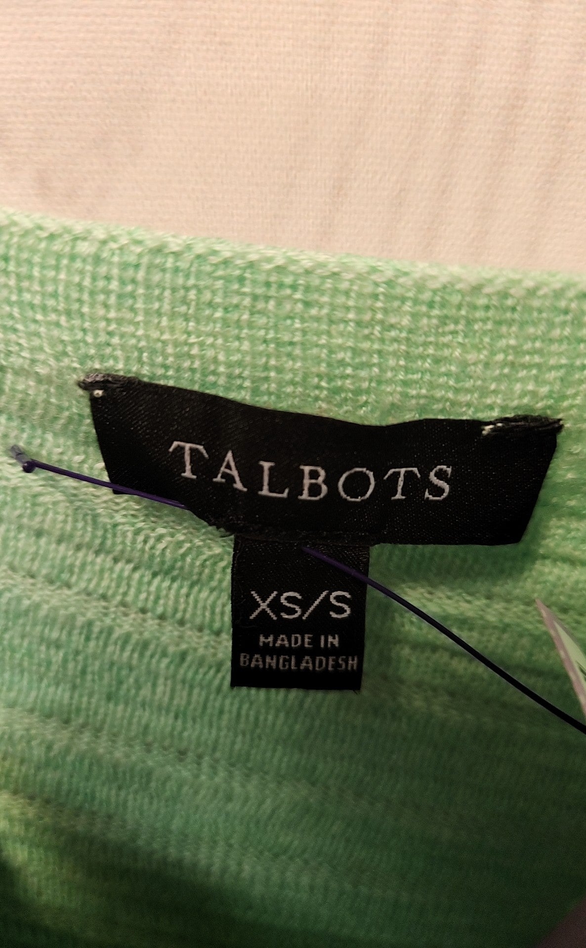 Talbots Women's Size XS/S Mint Poncho