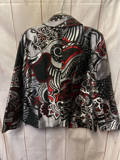 Chico's Women's Size M Black & Red Jacket