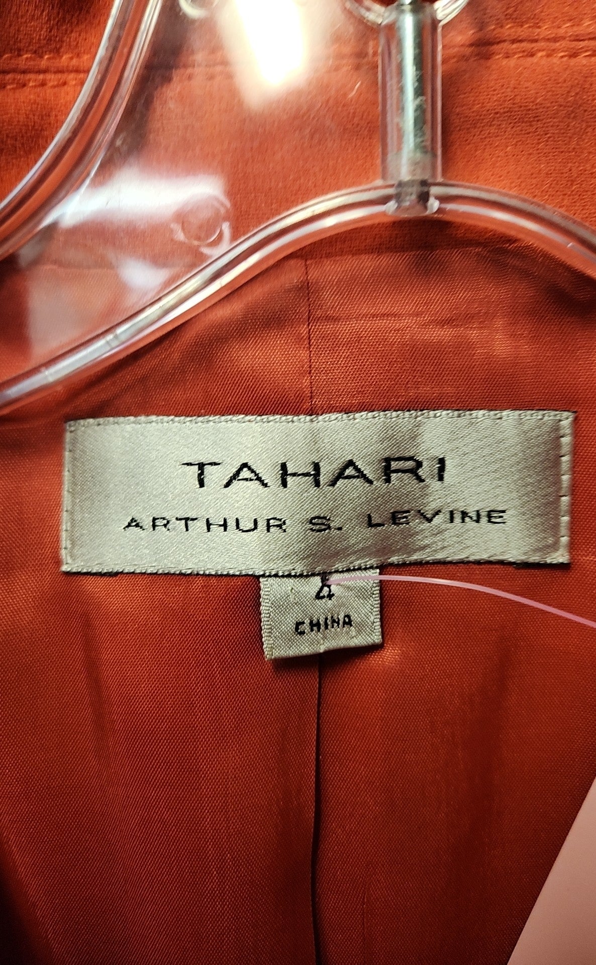 Tahari Women's Size 4 Coral Blazer