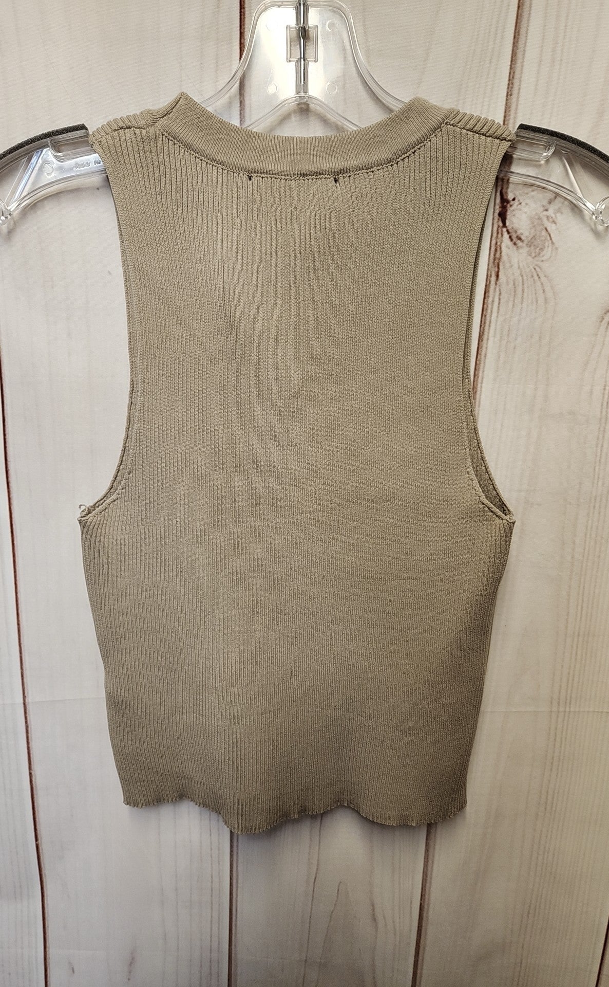 SincerelyJules Women's Size L Brown Sleeveless Top