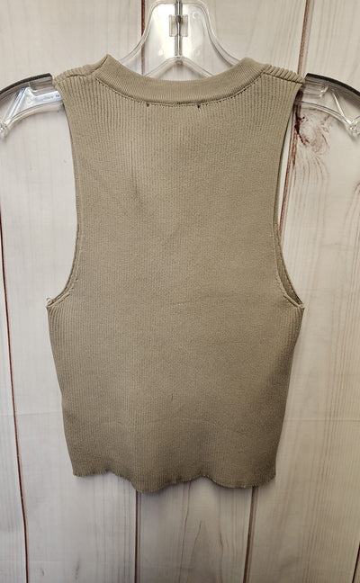 SincerelyJules Women's Size L Brown Sleeveless Top