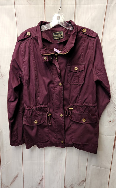 C'Esttoi Women's Size L Purple Jacket