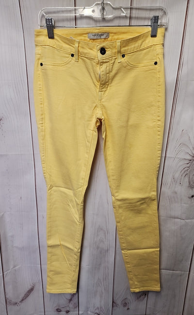 Rich & Skinny Women's Size 27 (3-4) Yellow Jeans