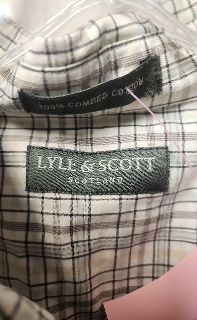 Lyle & Scott Men's Size XL Beige Shirt