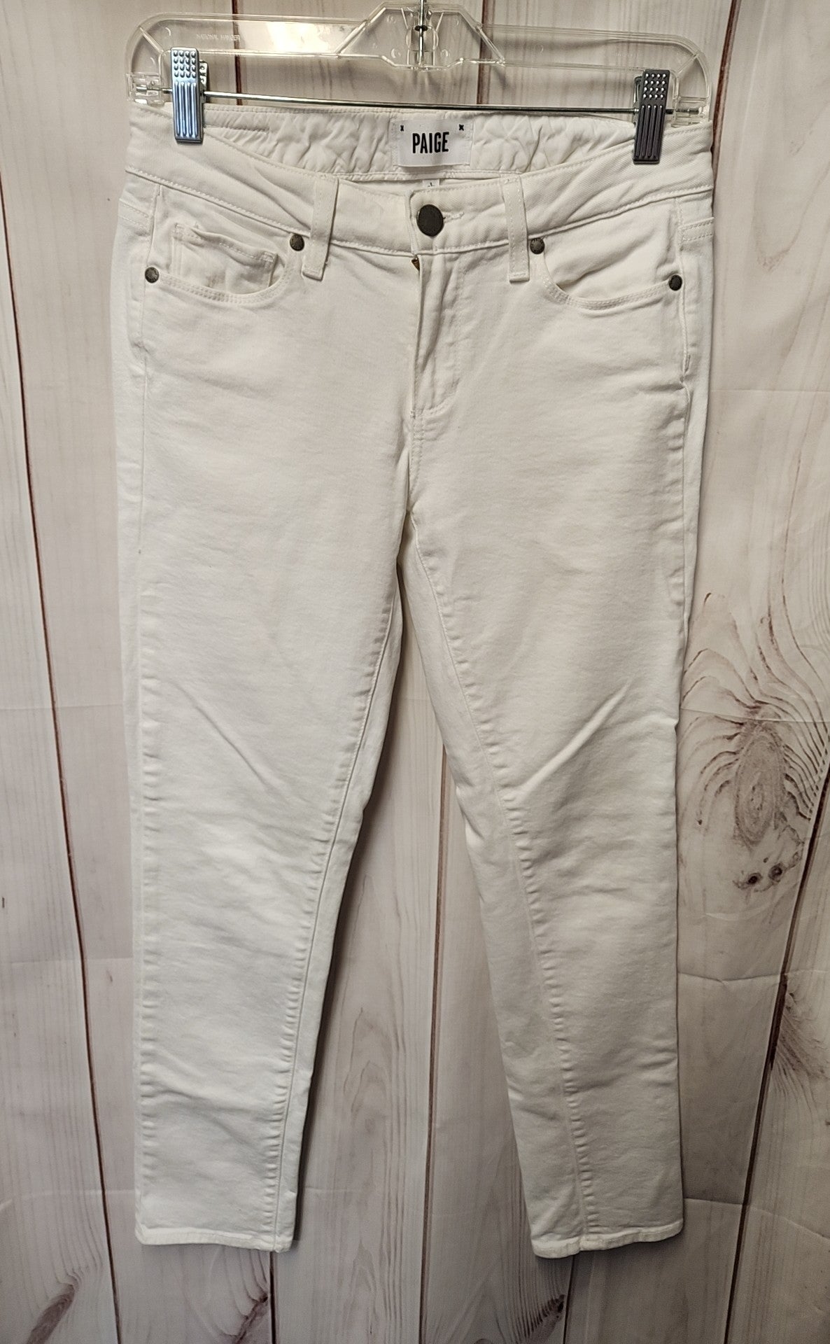 Paige Women's Size 27 (3-4) White Jeans