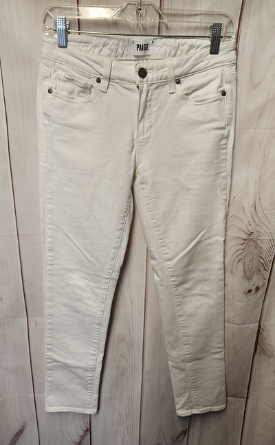 Paige Women's Size 27 (3-4) White Jeans