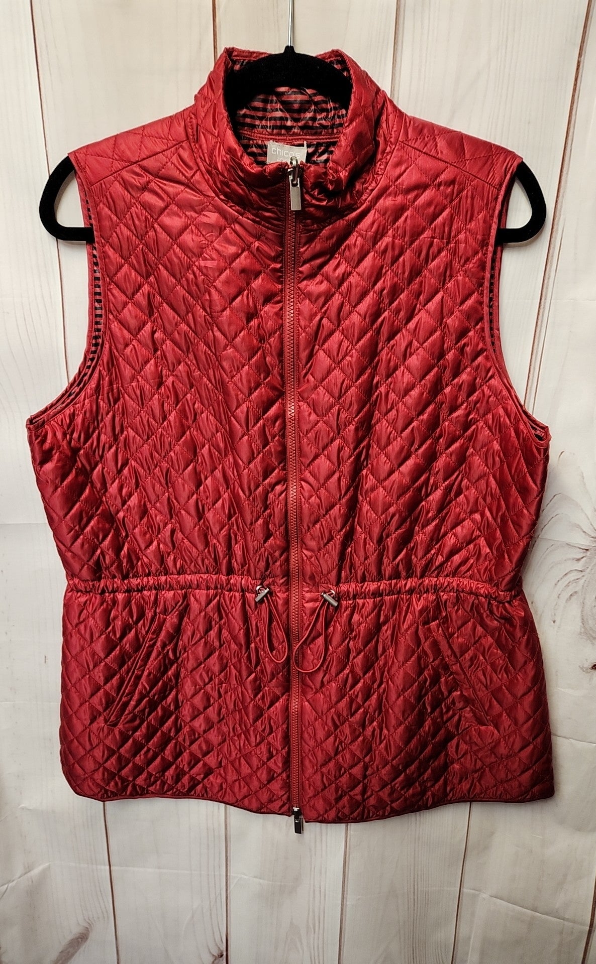 Chico's Women's Size 2 = US L Red Vest