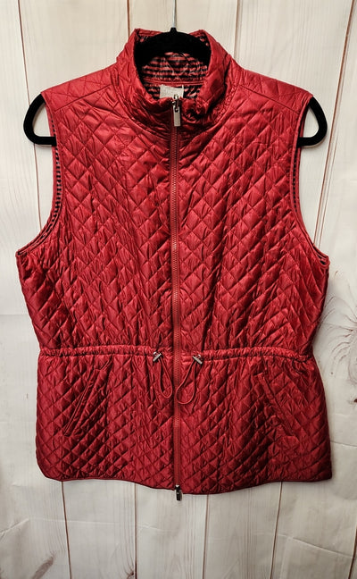 Chico's Women's Size 2 = US L Red Vest