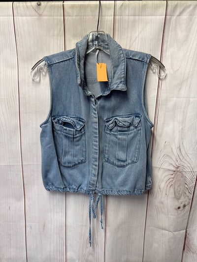 Young Fabulous & Broke Women's Size S Blue Vest