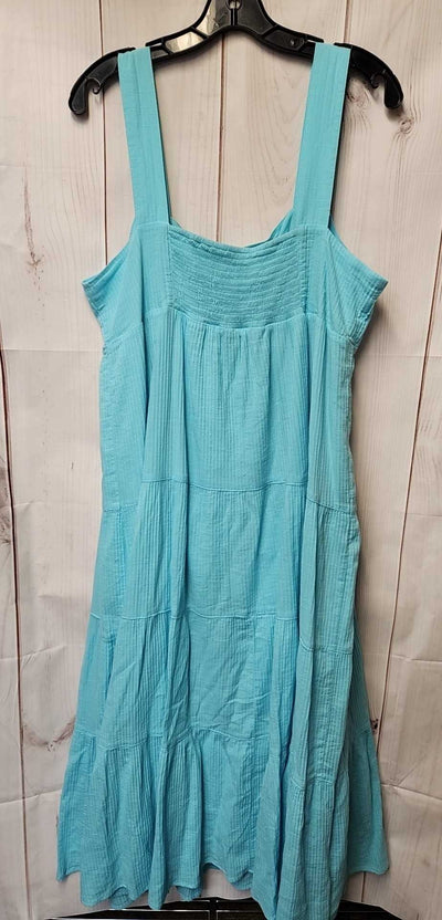 So Women's Size XXL Light Blue Dress