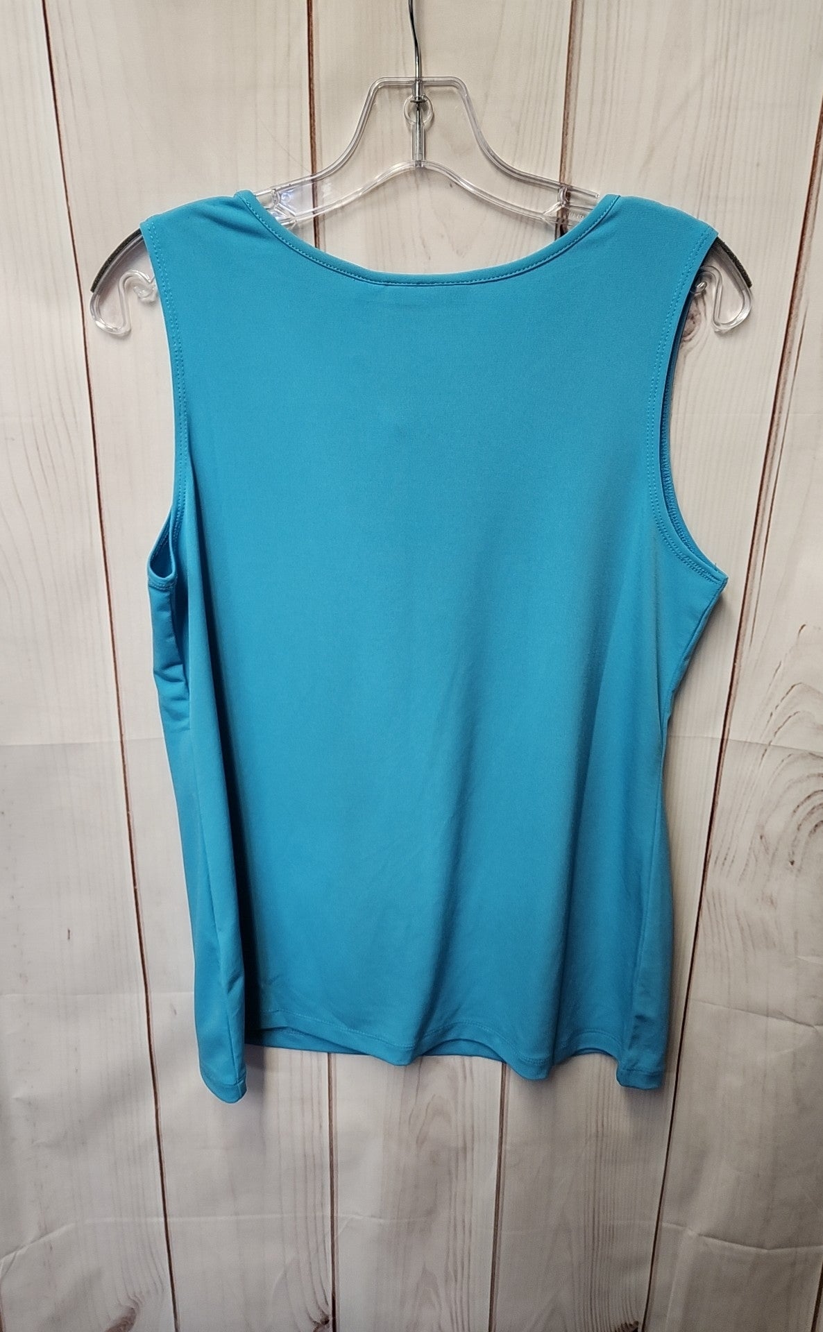 Susan Graver Women's Size S Blue Sleeveless Top