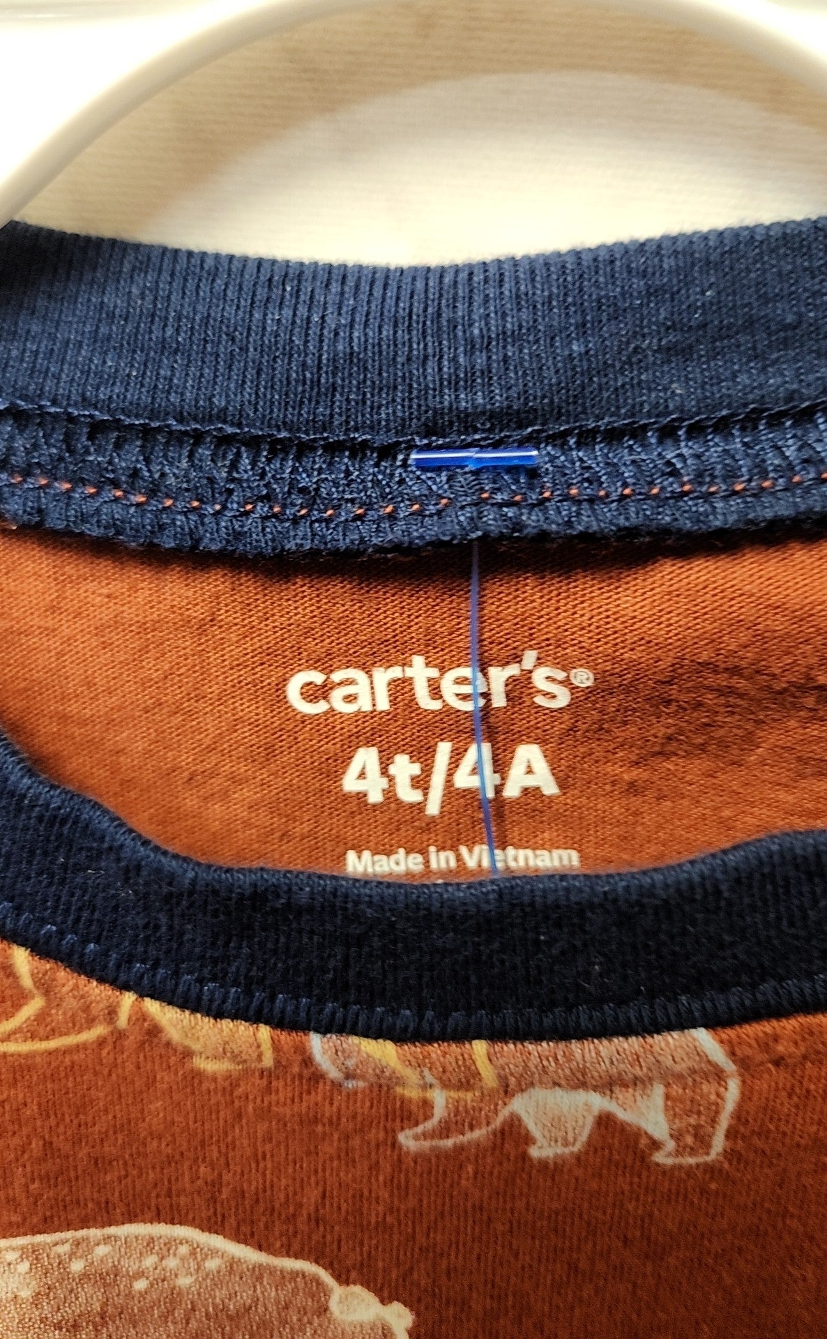 Carters Boy's Size 4 Brown Shirt