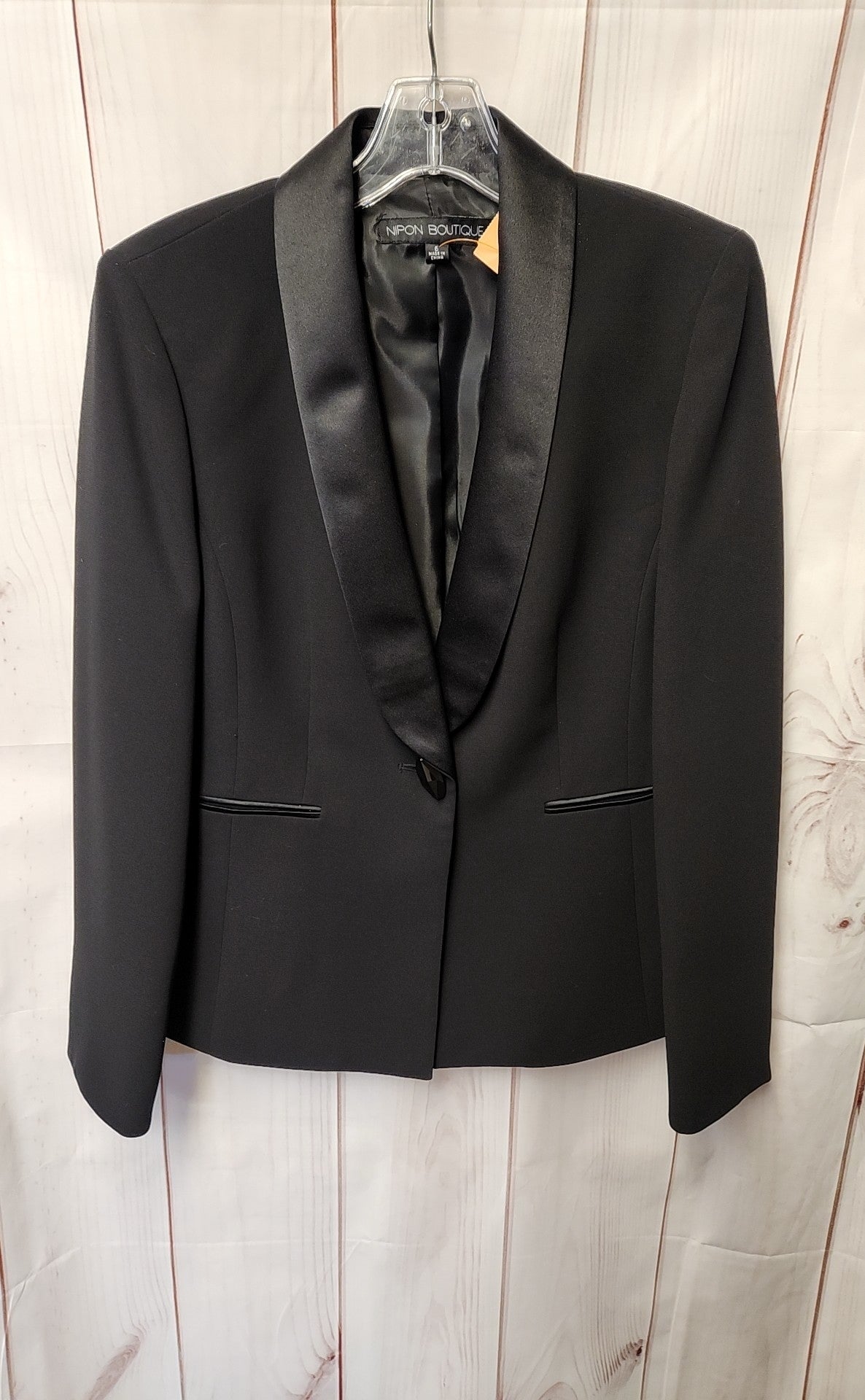 Nipon Boutique Women's Size 6 Black Blazer