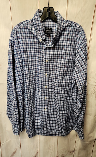 Jos A Bank Men's Size L Blue Shirt
