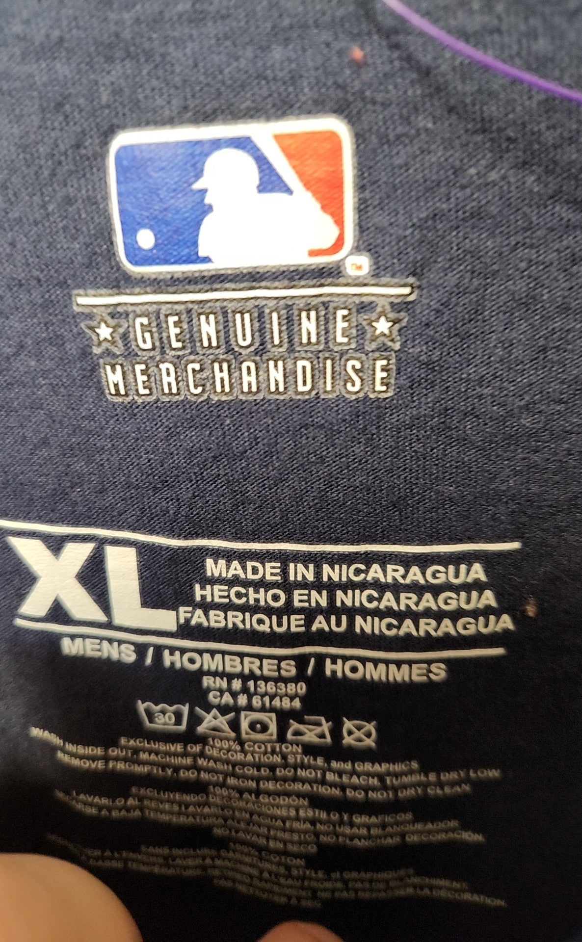 Red Sox Men's Size XL Navy Shirt