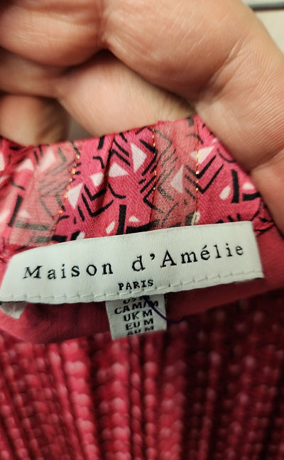 Maison d'Amelie Women's Size M Pink Skirt