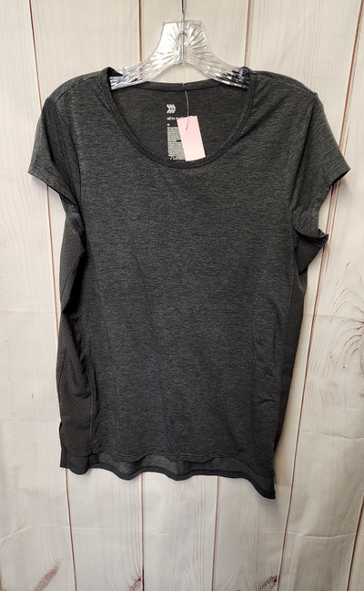 All in Motion Women's Size M Gray Short Sleeve Top
