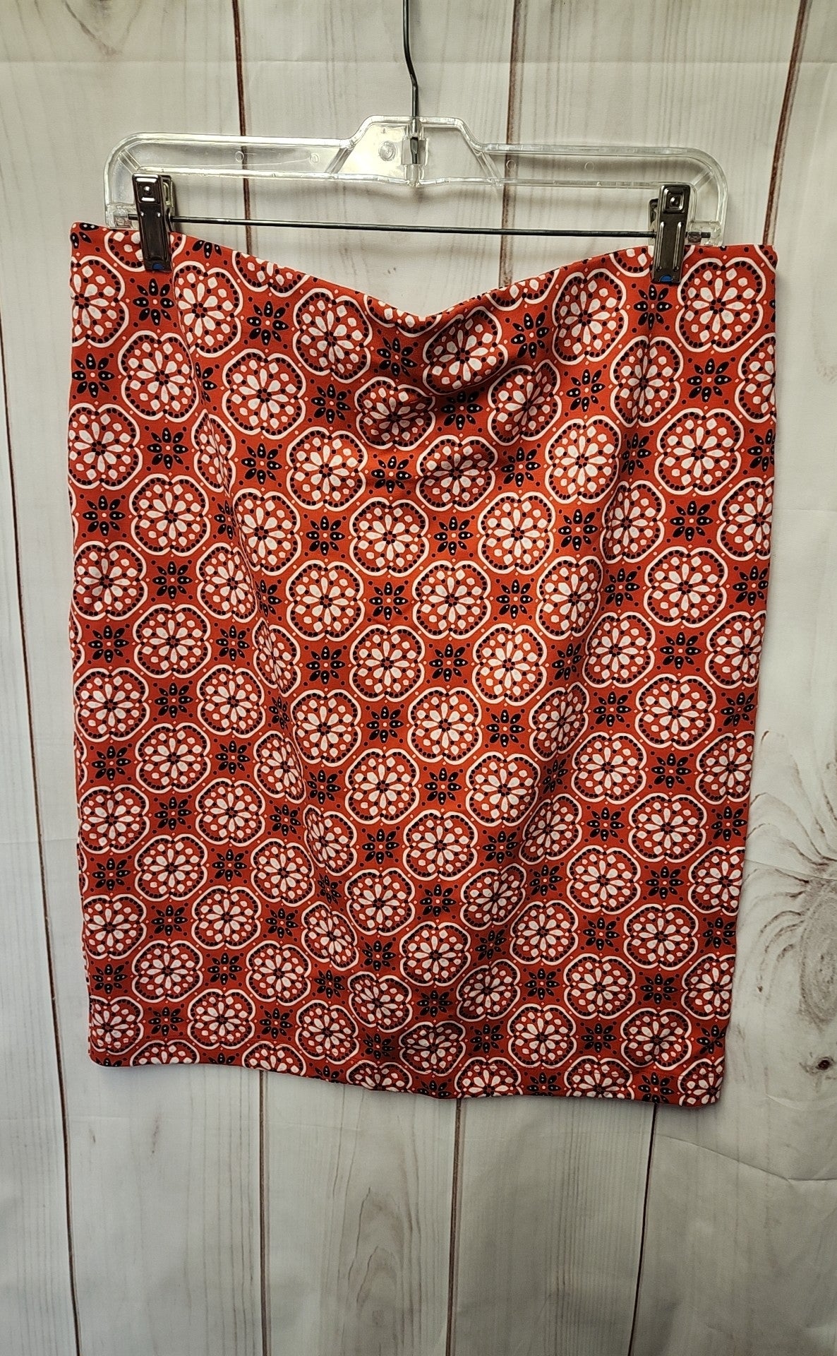 NWT Loft Women's Size L Red Skirt