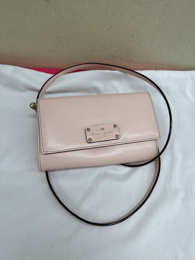Kate Spade Pink Leather Crossbody Purse Bag