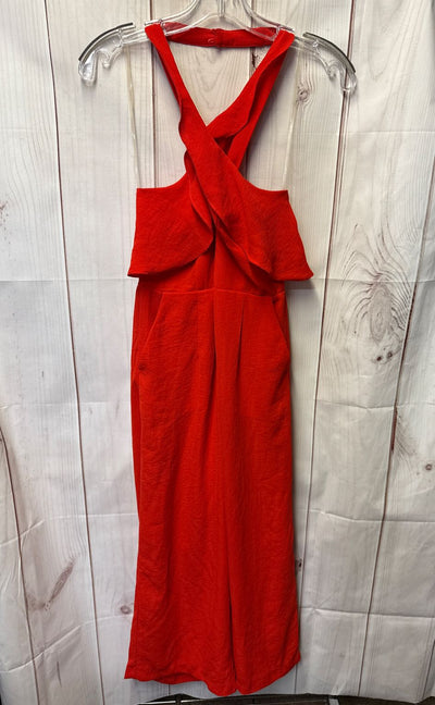 NWT Do+Be Women's Size S Red Jumpsuit